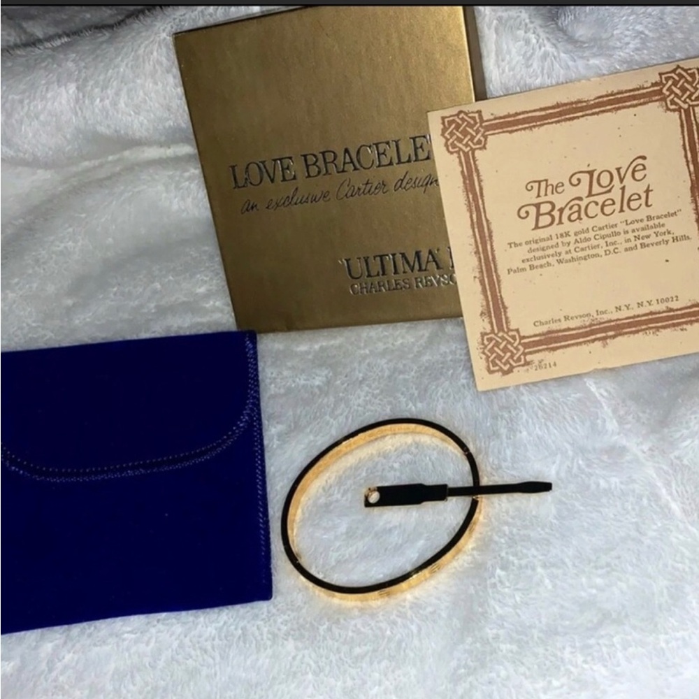 1970 CHARLES REVSON ALDO CIPULLO LOVE BRACELET Set